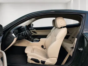 BMW 420 d Coupe Aut. San Remo Grün Leder Beige H&K