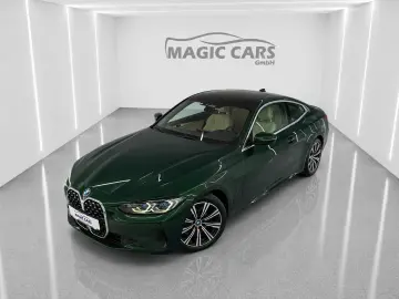 BMW 420 d Coupe Aut. San Remo Grün Leder Beige H&K