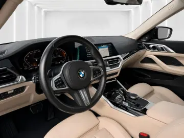 BMW 420 d Coupe Aut. San Remo Grün Leder Beige H&K