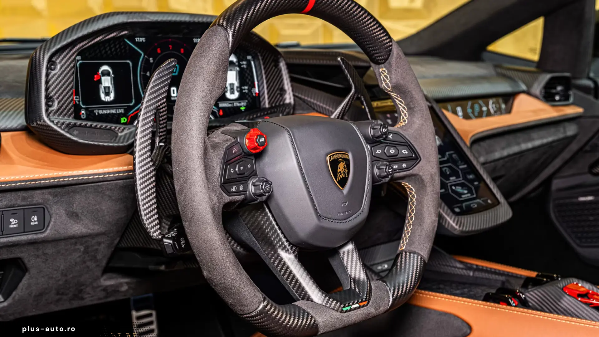 Lamborghini Revuelto   CARBON   PASSANGER DISPLAY