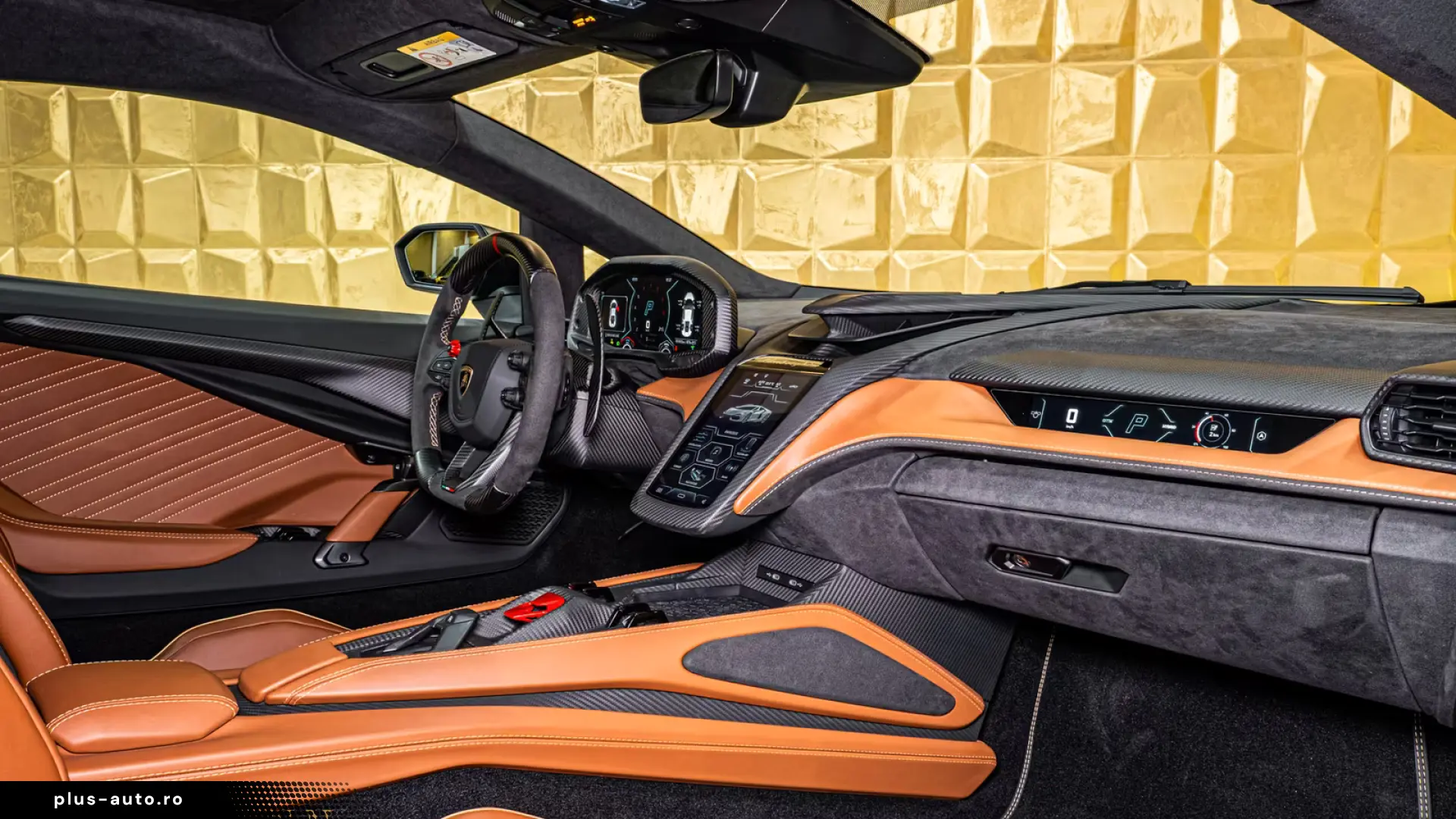 Lamborghini Revuelto   CARBON   PASSANGER DISPLAY