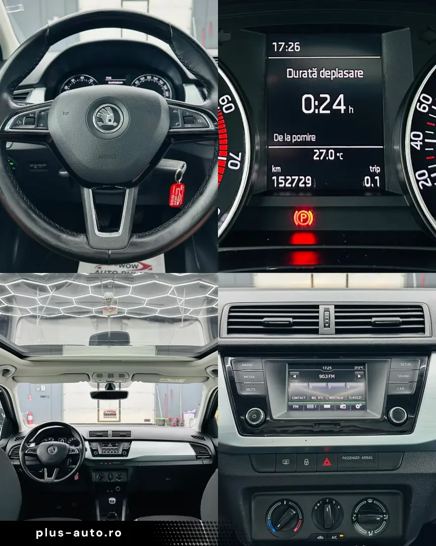SKODA FABIA 2017 1.2i E6 Garantie 12 Luni Rate Avans 0 Doar