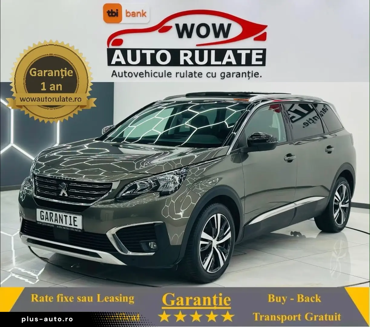 PEUGEOT 5008 2020 1.5D E6 Garantie 12 Luni Rate Avans 0 Doar