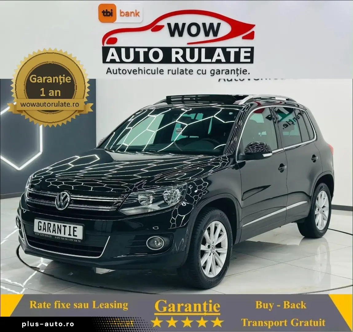 VOLKSWAGEN TIGUAN 2015 2.0D E5 4x4 Garantie 12 Luni Rate Ava