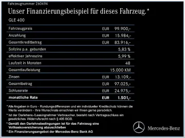 MERCEDES-BENZ GLE 400 e 4M AMG  BURM HUD AHK PANO NI…