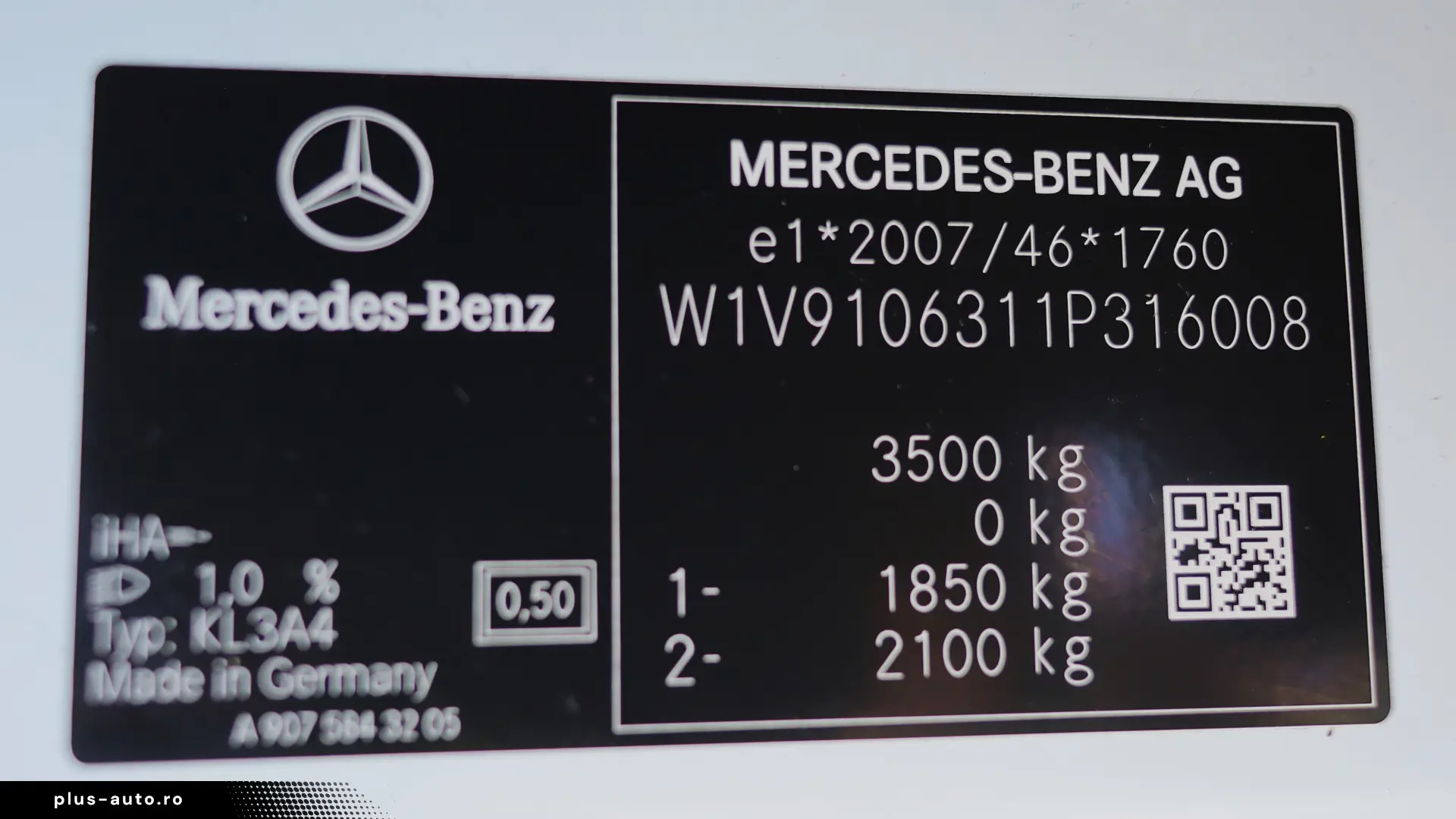 Mercedes-Benz Sprinter L1H2 2.2D 143 CP