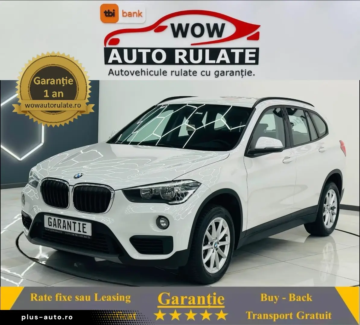 BMW X1 2018 1.5D E6 Garantie 12 Luni Rate Avans 0 Doar Cu Bu