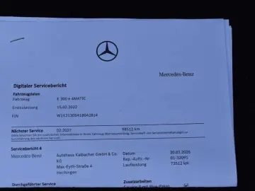 MERCEDES-BENZ E 300 e Lim. 4 Matic