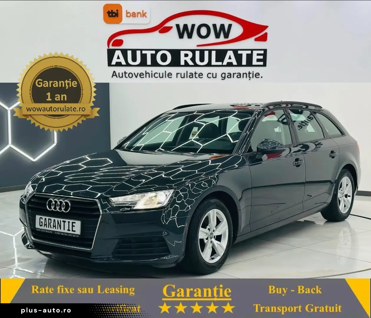 AUDI A4 2016 2.0D E6 Garantie 12 Luni Rate Avans 0 Doar Cu B