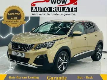 PEUGEOT 3008 2018 1.6D E6 Garantie 12 Luni Rate Avans 0 Doar
