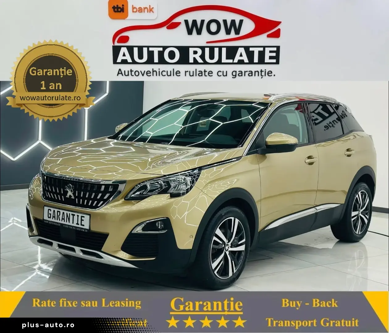 PEUGEOT 3008 2018 1.6D E6 Garantie 12 Luni Rate Avans 0 Doar