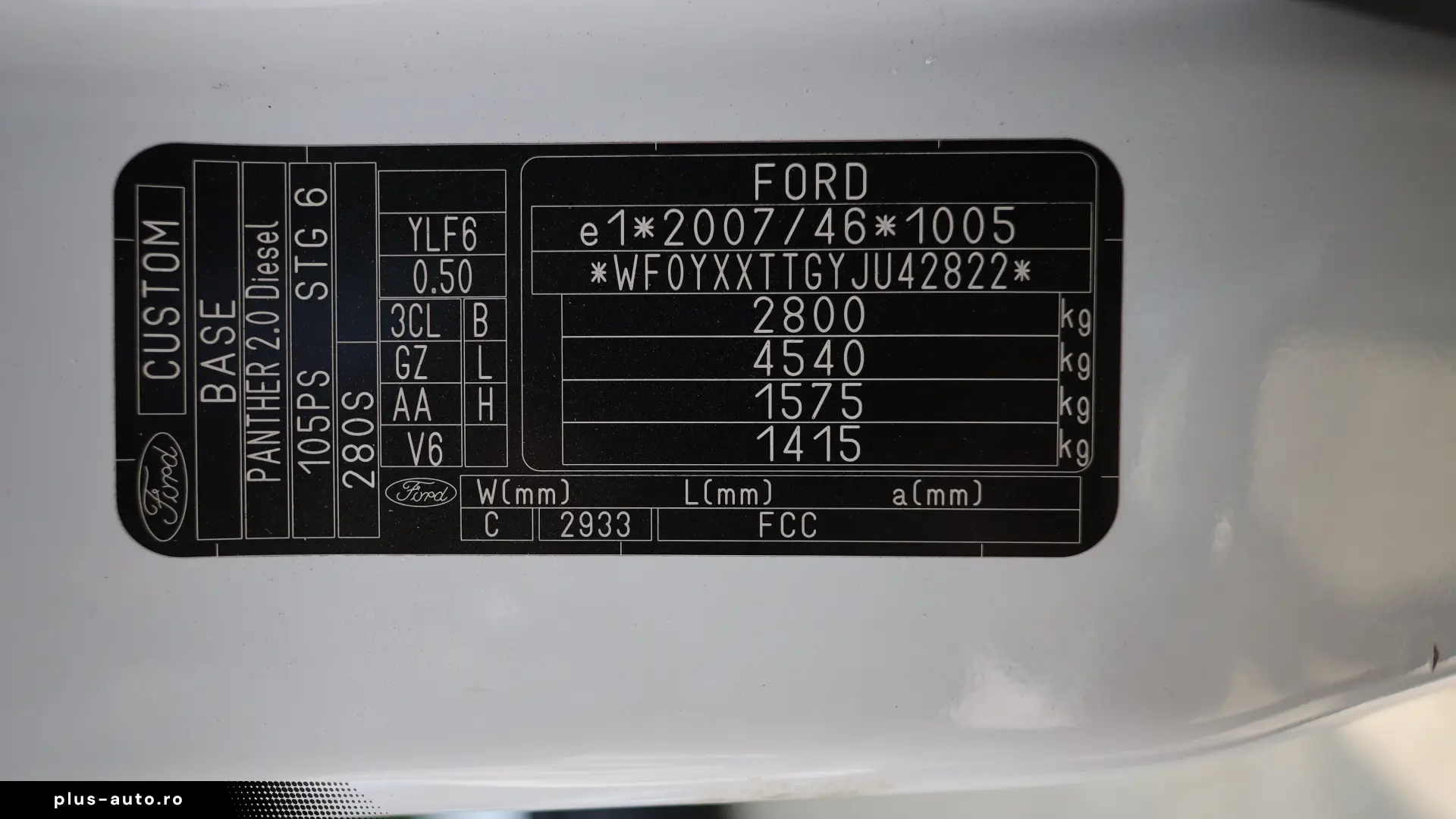 Ford Transit Custom L1H2 FRIGO