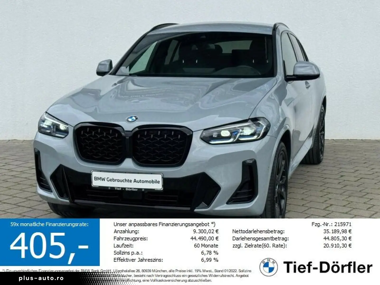 BMW X4 xDrive30d M Sport Laser ACC AHK Lhz Shz HiFi