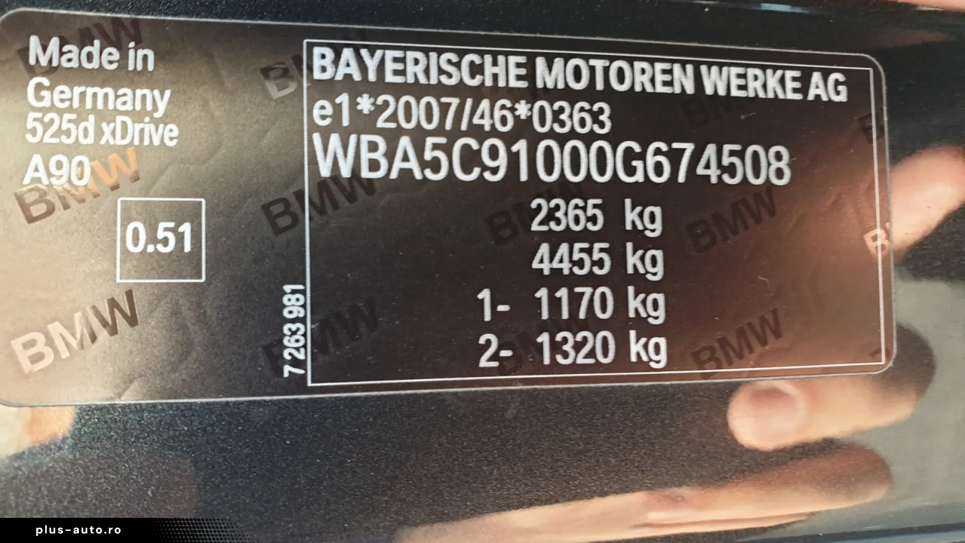 BMW Seria 5 525d xDrive Luxury – Automat - 4x4 – Garanție