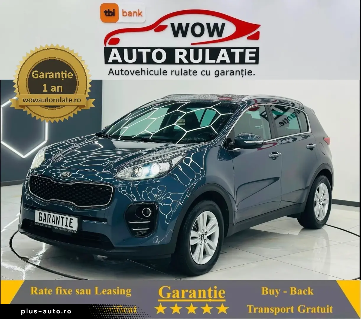 KIA SPORTAGE 2016 1.7D E6 Garantie 12 Luni Rate Avans 0 Doar