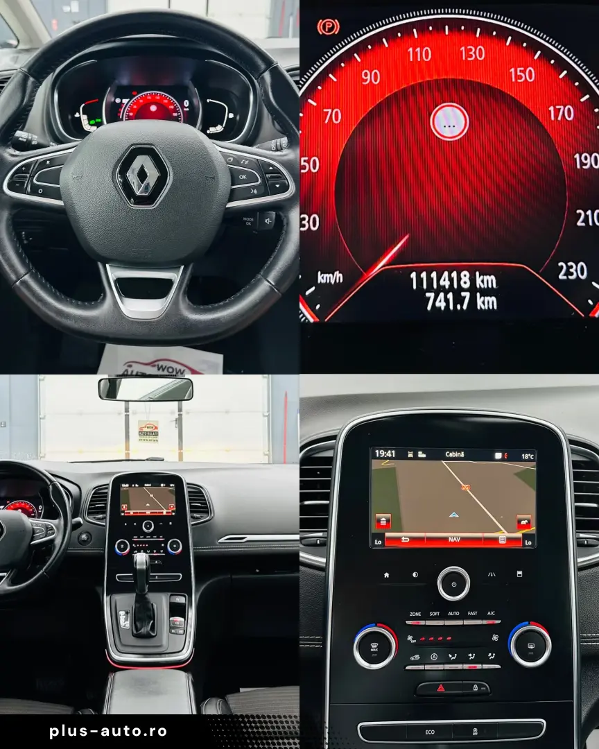 RENAULT GRAND SCENIC 2018 1.3i E6 Garantie 12 Luni Rate Avan