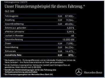 MERCEDES-BENZ GLC 300 d 4M AMG  AHK DISTRO MEMORY KE…