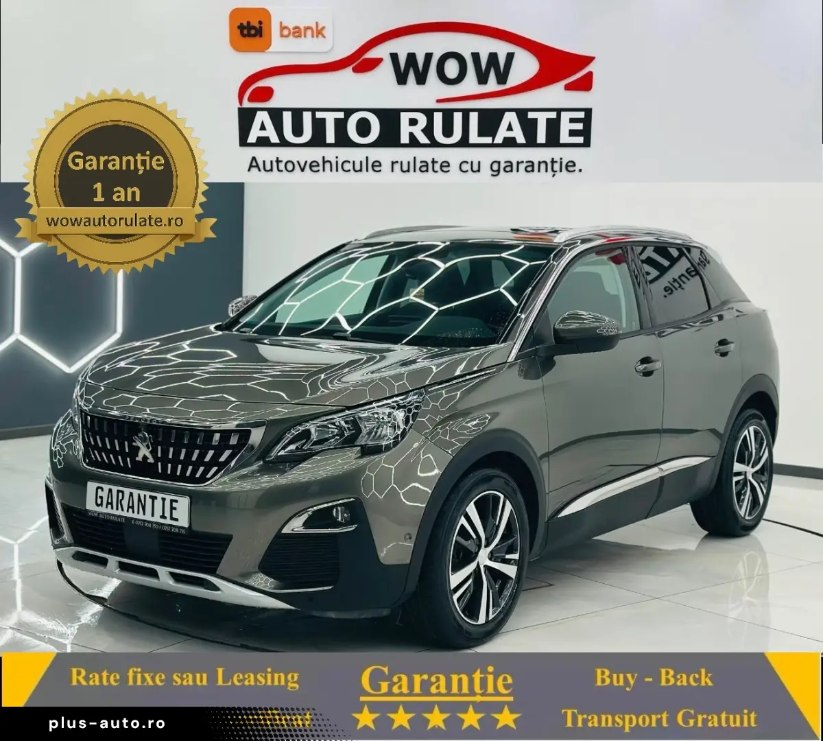 PEUGEOT 3008 2017 2.0D E6 Garantie 12 Luni Rate Avans 0 Doar