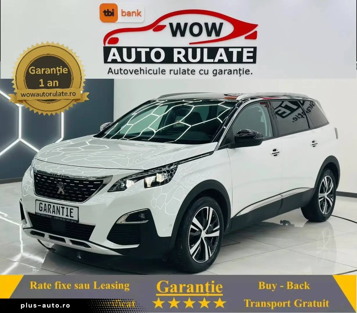 PEUGEOT 5008 2019 1.5D E6 Garantie 12 Luni Rate Avans 0 Doar