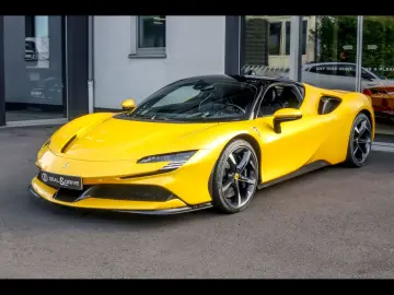 FERRARI SF90 Stradale STRADALE CARBON BLUE GIALLO 3 COAT