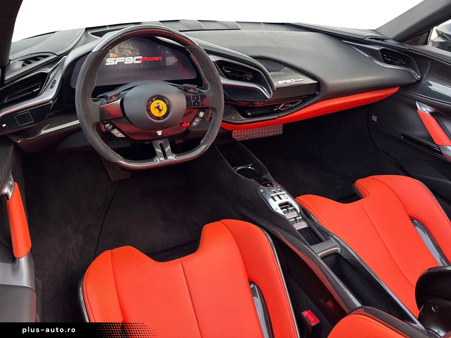FERRARI SF90 Spider  Embleme Navi PDC Klima Leder