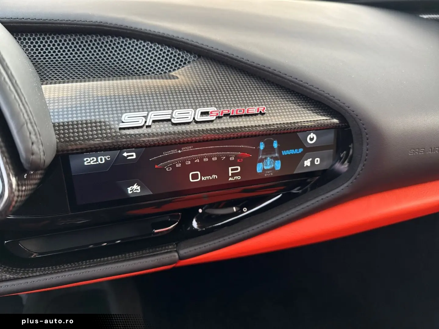FERRARI SF90 Spider  Embleme Navi PDC Klima Leder