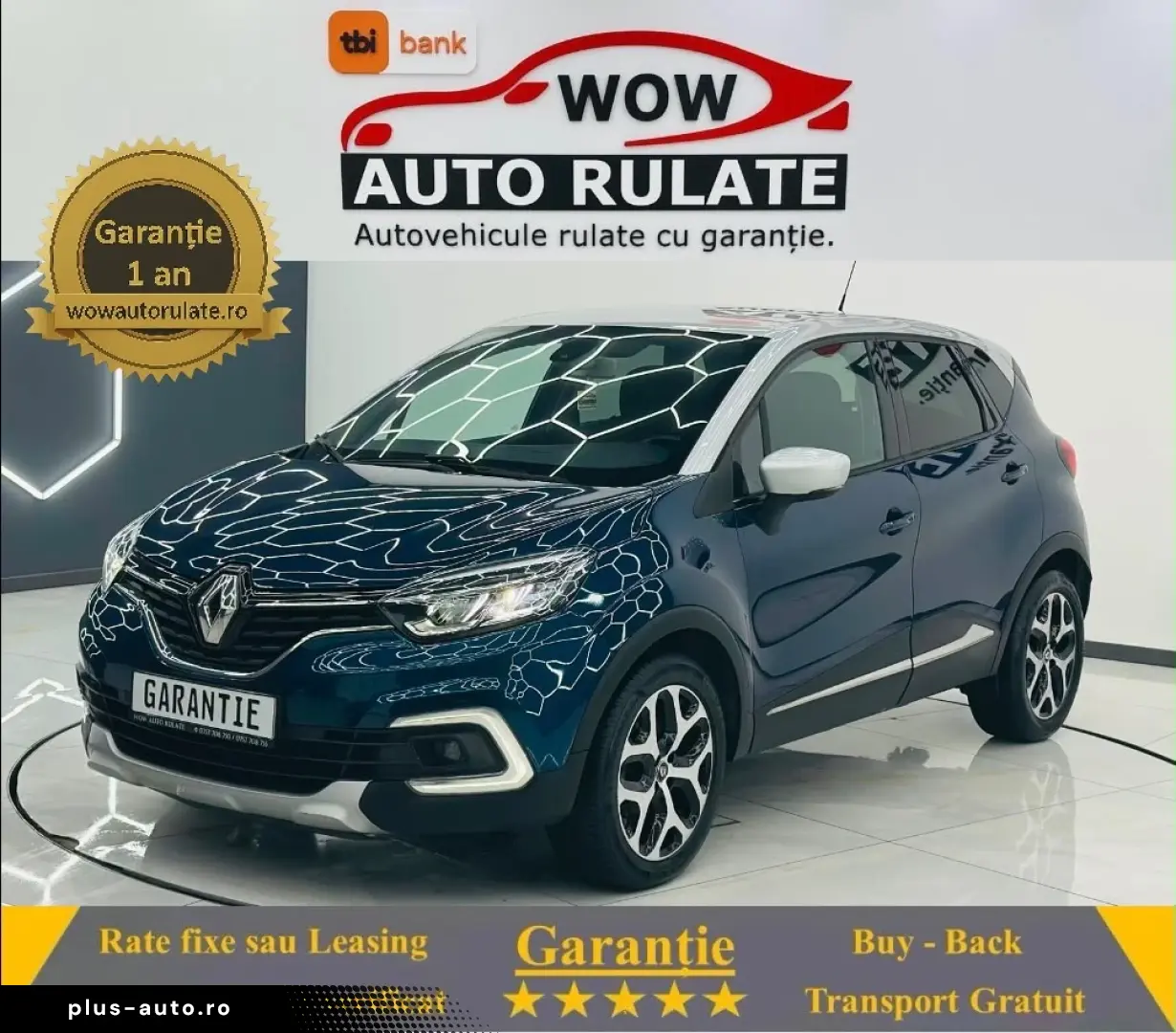 RENAULT CAPTUR 2018 1.5D E6 Garantie 12 Luni Rate Avans 0 Do