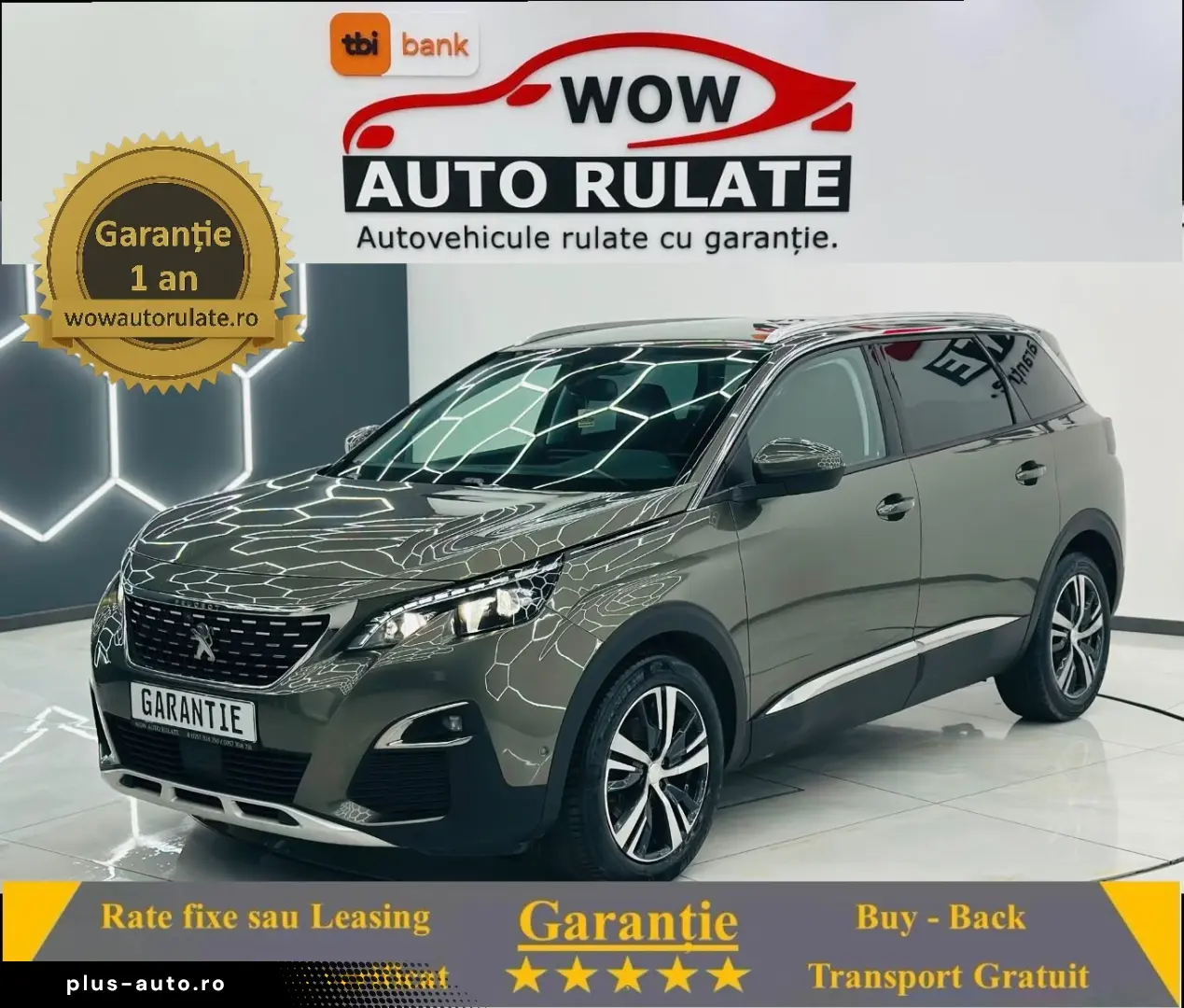 PEUGEOT 5008 2018 1.5D E6 Garantie 12 Luni Rate Avans 0 Doar