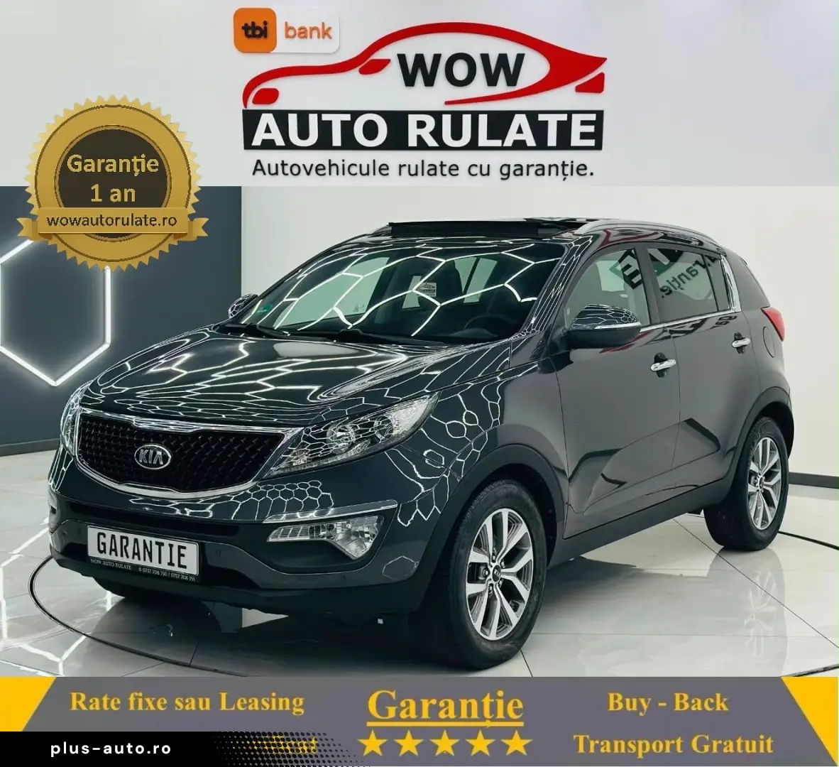 KIA SPORTAGE 2015 1.7D E5 Garantie 12 Luni Rate Avans 0 Doar