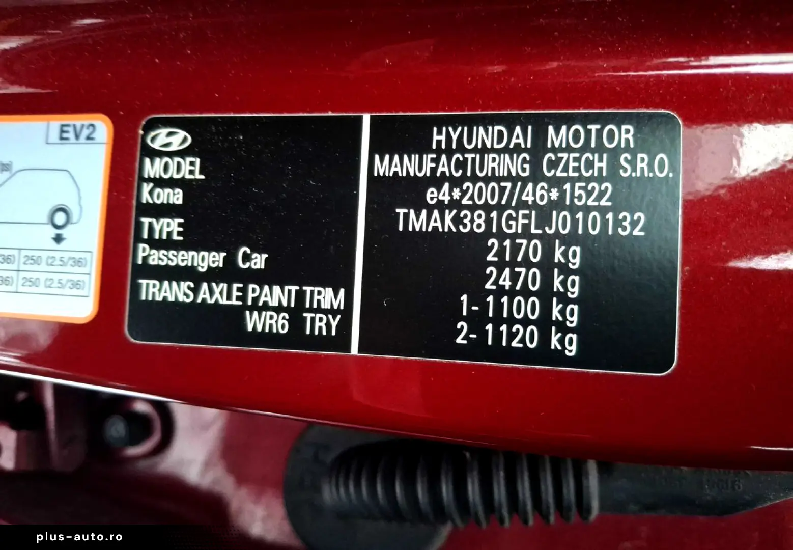 Hyundai KONA Electric 64 KW 204CP Pompa caldura HUD SOH 100%