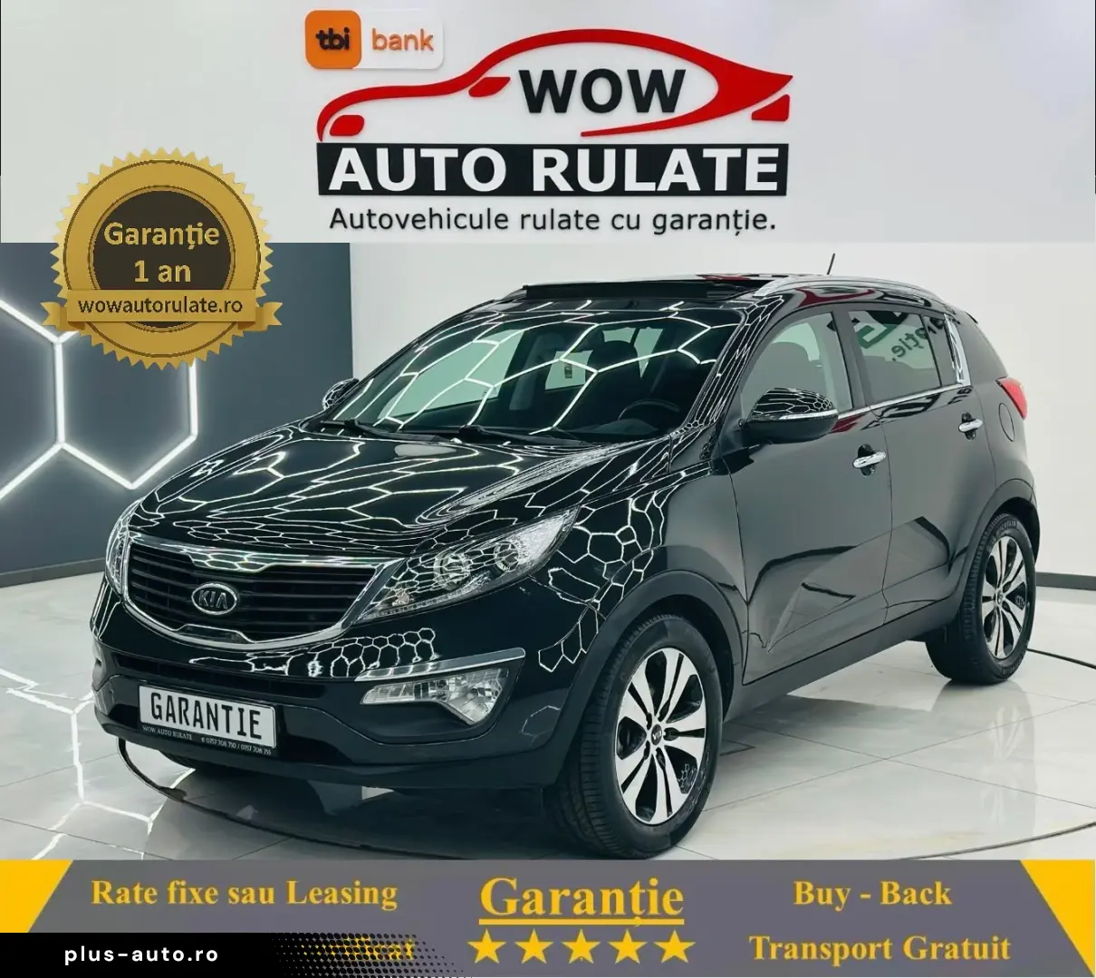 KIA SPORTAGE 2012 2.0D E5 Garantie 12 Luni Rate Avans 0 Doar