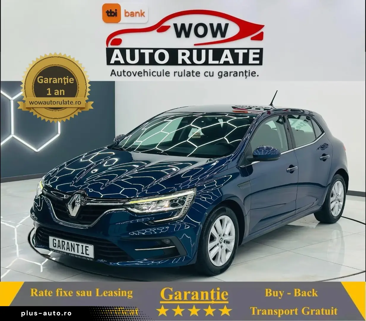 RENAULT MEGANE 2021 1.5D E6 Garantie 12 Luni Rate Avans 0 Do