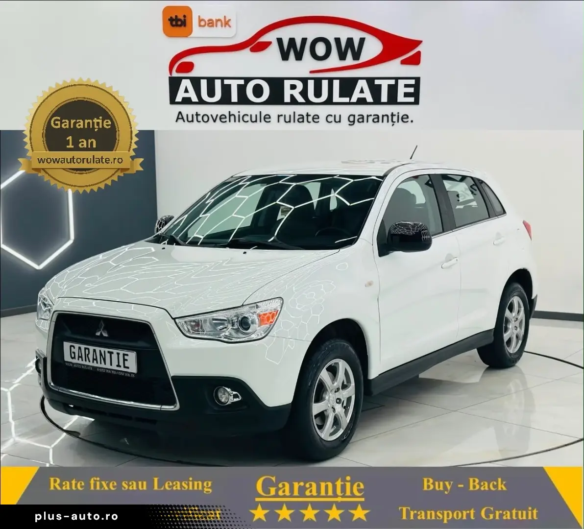 MITSUBISHI ASX 2011 1.6i E5 Garantie 12 Luni Rate Avans 0 Do