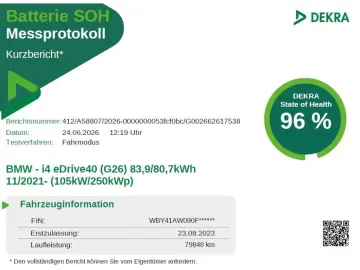 BMW i4 eDrive35 Elektro M Sport Navi Laser HK Glasda