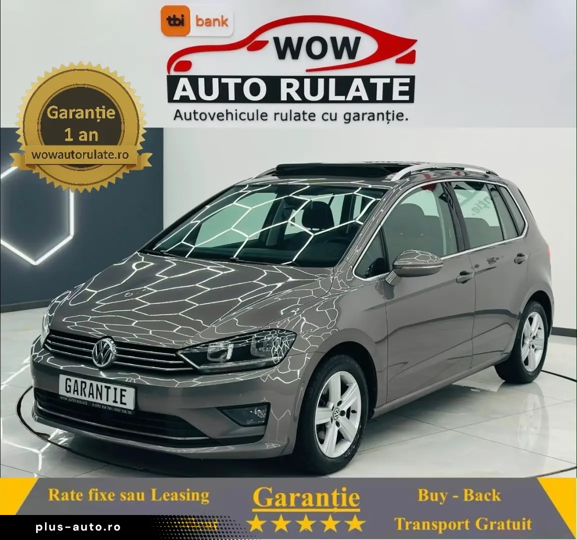 VOLKSWAGEN GOLF-SPORTSVAN 2015 1.6D E6 Garantie 12 Luni Rate