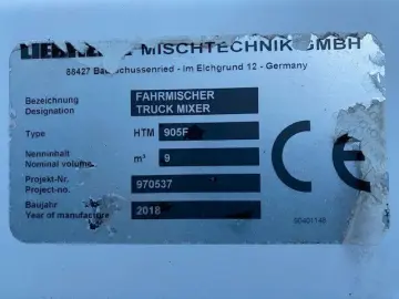 MERCEDES-BENZ AROCS 3240 8X4 BETONMIXER LIEBHERR   2018