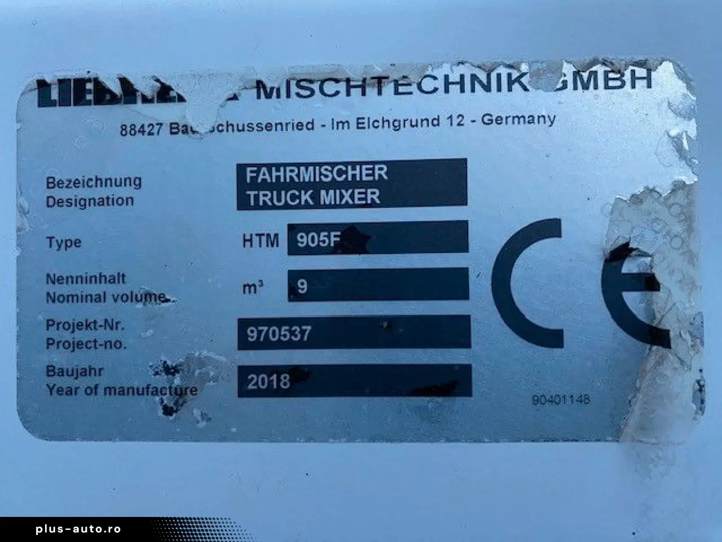 MERCEDES-BENZ AROCS 3240 8X4 BETONMIXER LIEBHERR   2018
