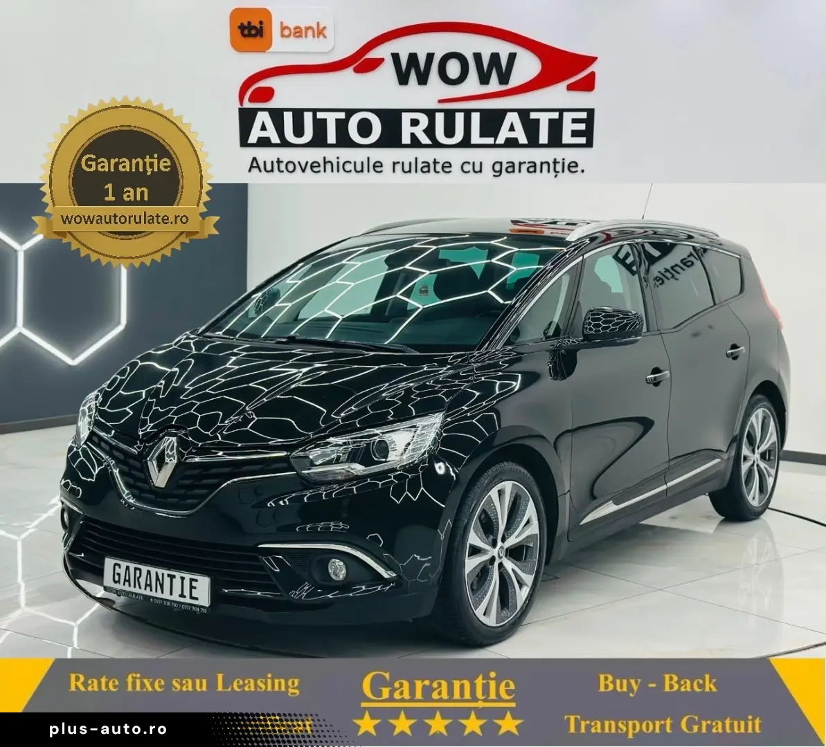 RENAULT GRAND SCENIC 2017 1.5D E6 Garantie 12 Luni Rate Avan