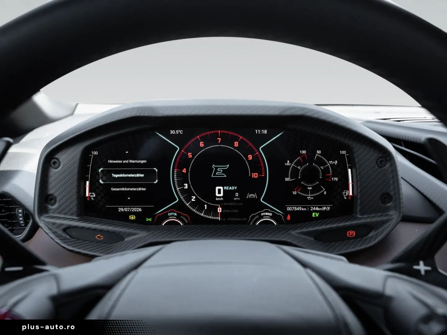 LAMBORGHINI Revuelto   Classica Trim   Passenger Display