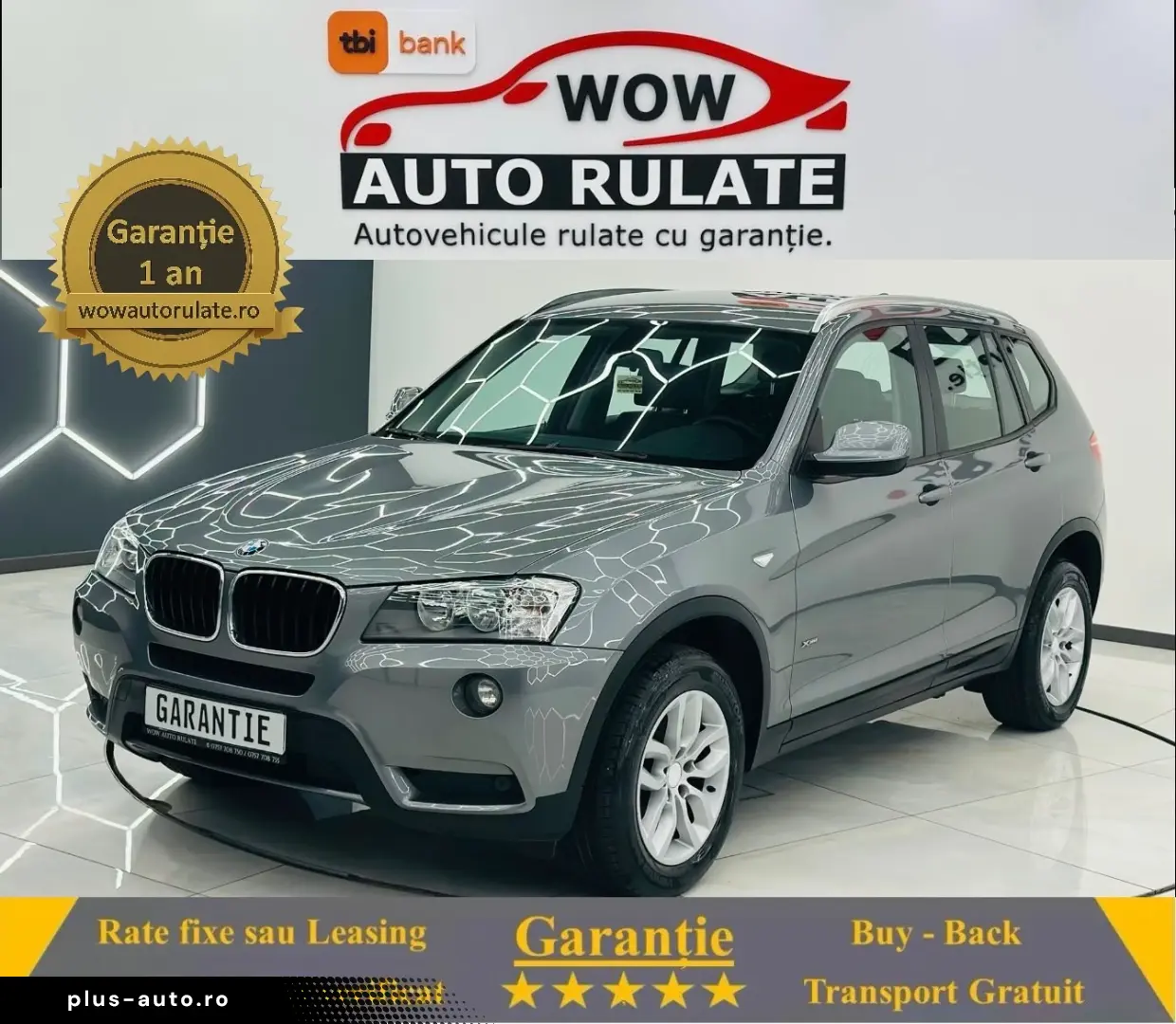 BMW X3 2013 2.0D E5 4x4 Garantie 12 Luni Rate Avans 0 Doar C