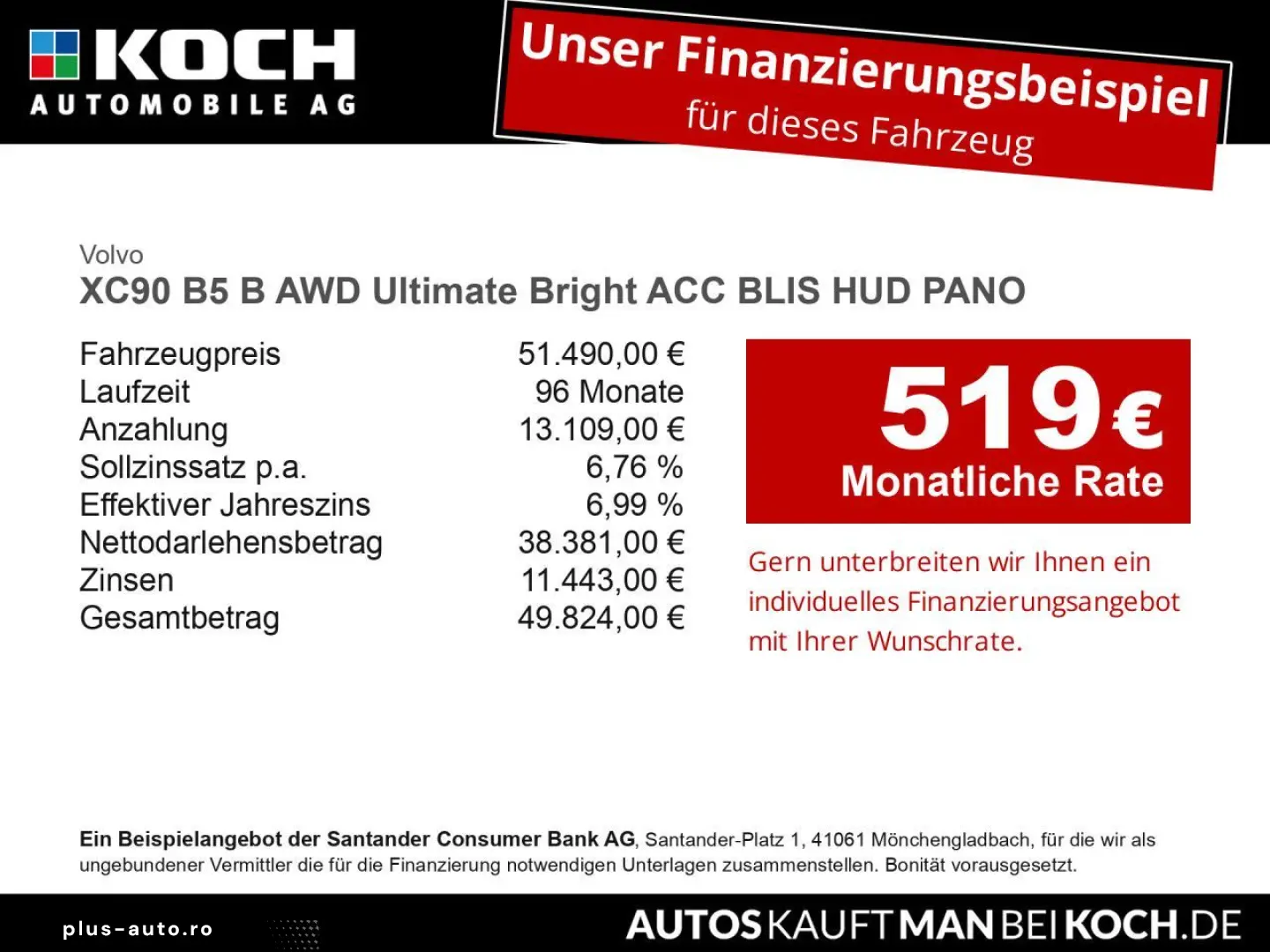 VOLVO XC90 B5 B AWD Ultimate Bright ACC BLIS HUD PANO