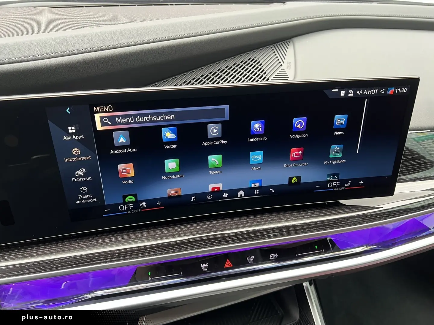 BMW 740 d xDrive M-Pro SKYLoung Leather-Red REARTV S