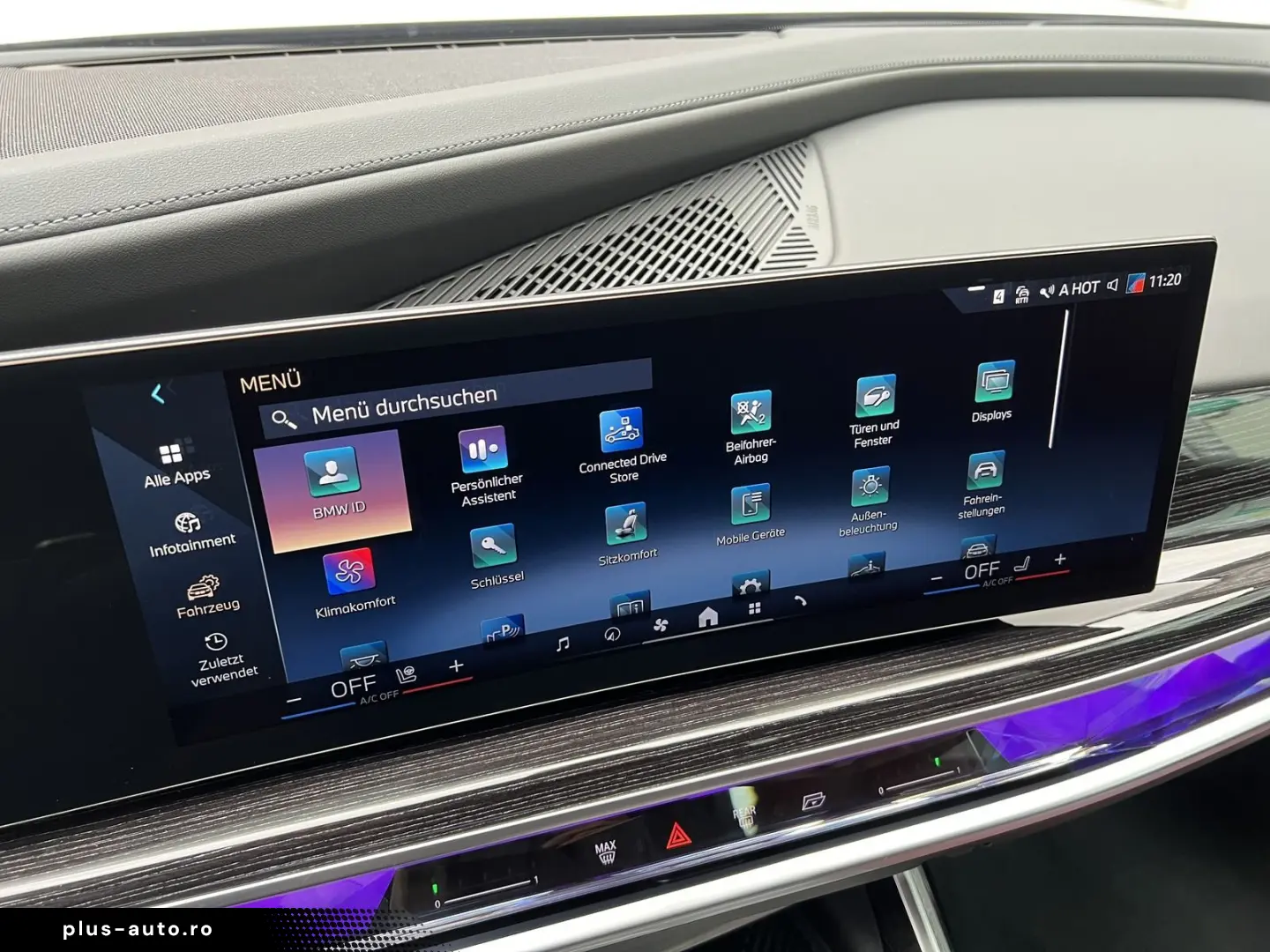 BMW 740 d xDrive M-Pro SKYLoung Leather-Red REARTV S