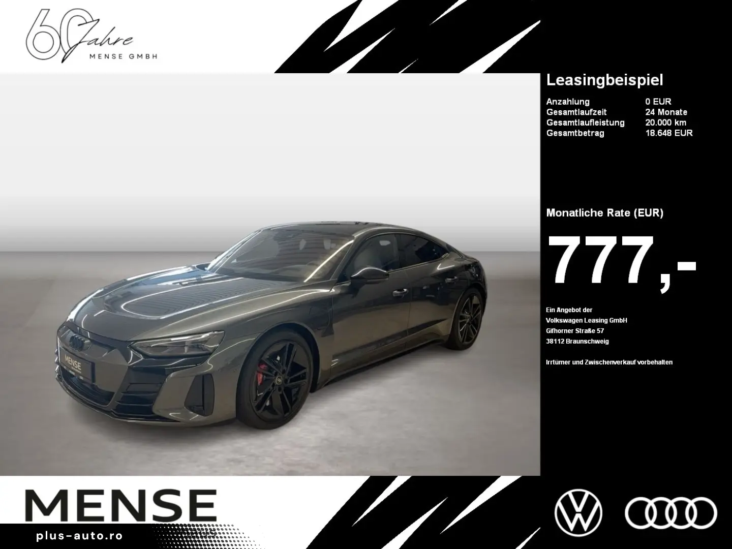 AUDI RS e-tron GT Matrix HUD Laser Luft