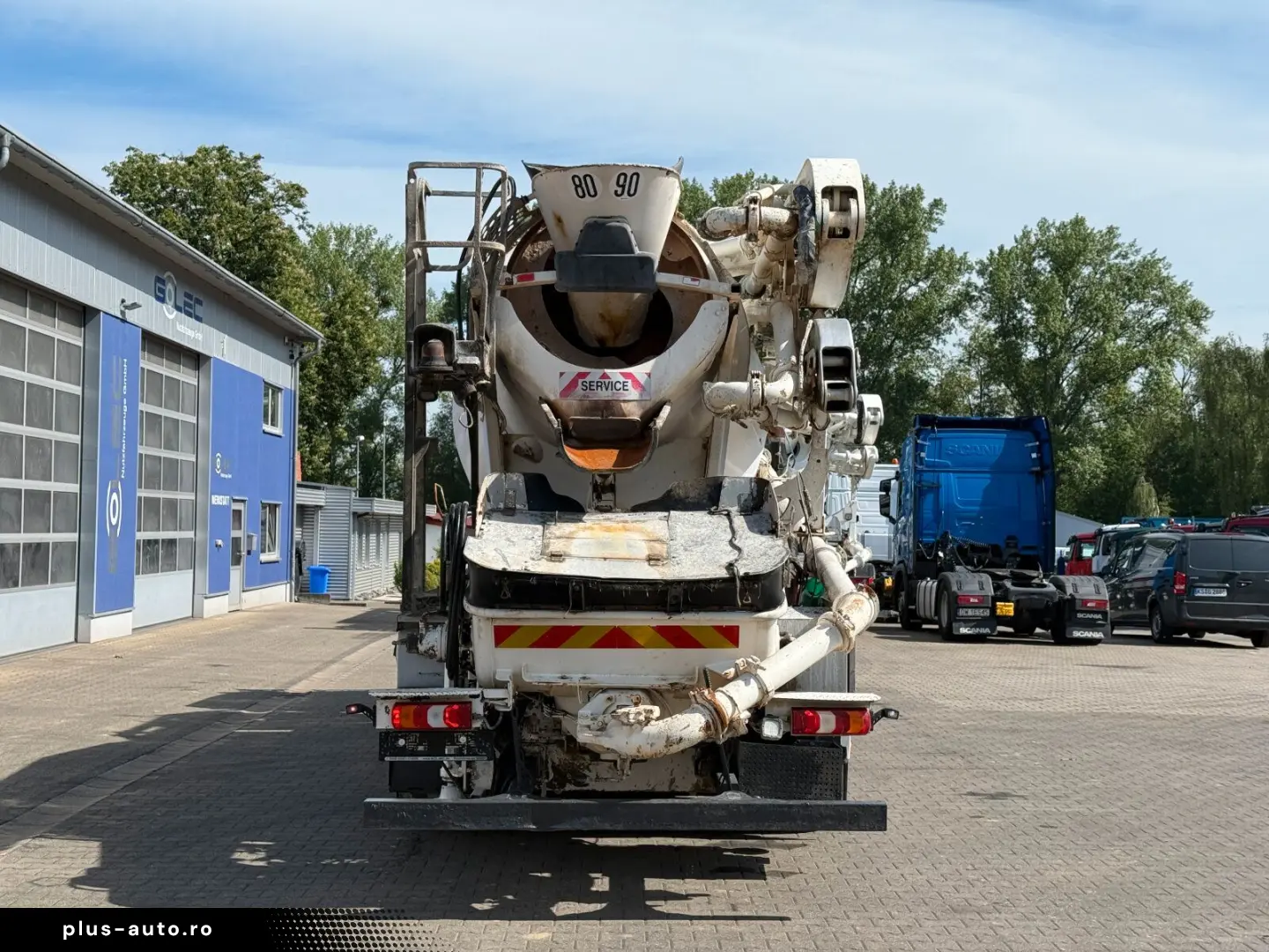 MERCEDES-BENZ AROCS 3543 8x4 Euro 6 PUMI CIFA MK25H-80
