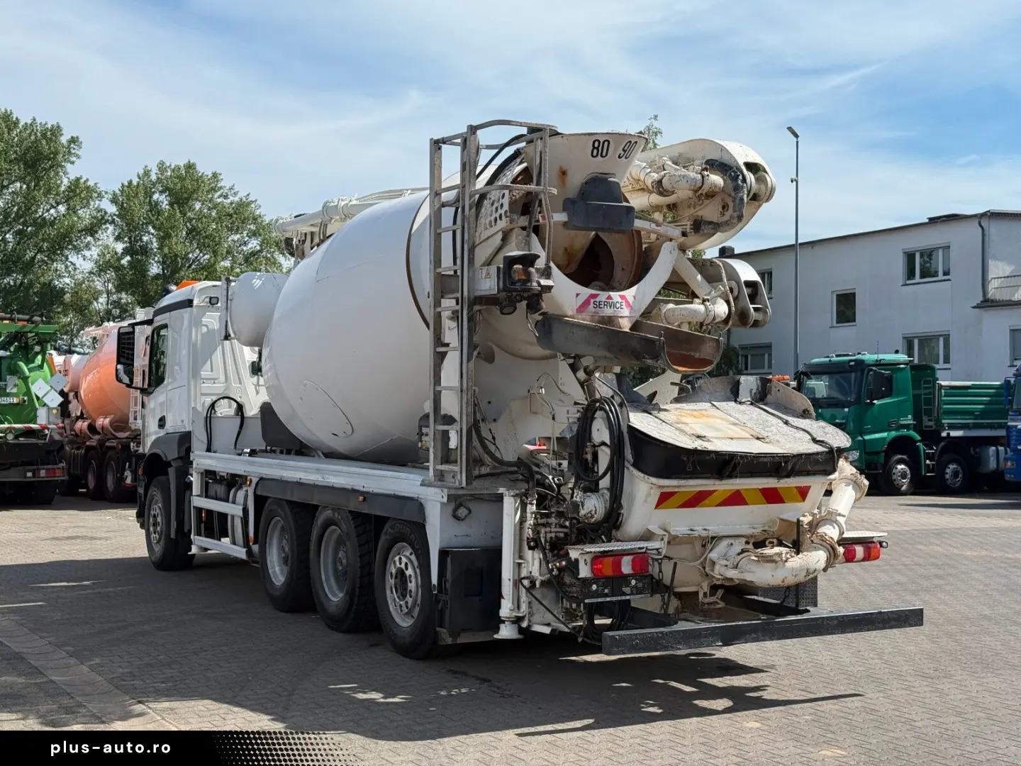 MERCEDES-BENZ AROCS 3543 8x4 Euro 6 PUMI CIFA MK25H-80
