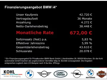 BMW i4 eDrive35 Gran Coupe M Sport