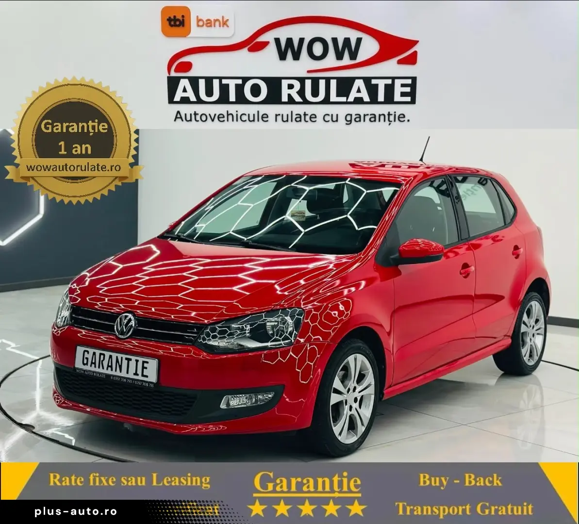 VOLKSWAGEN POLO 2014 1.2i E5 Garantie 12 Luni Rate Avans 0 D