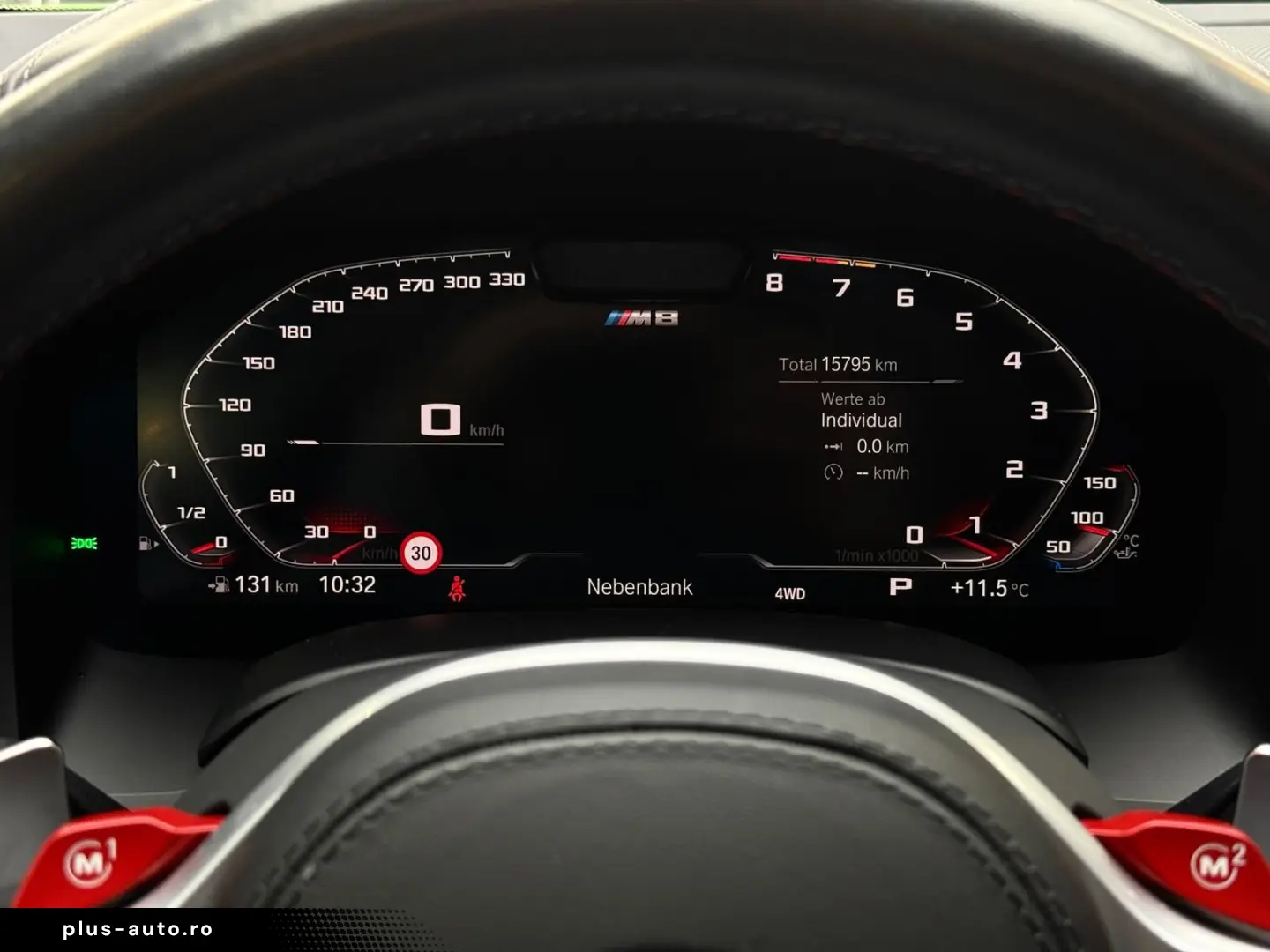 BMW M8 Competition M Carbon B&W Driver´s TV NP206