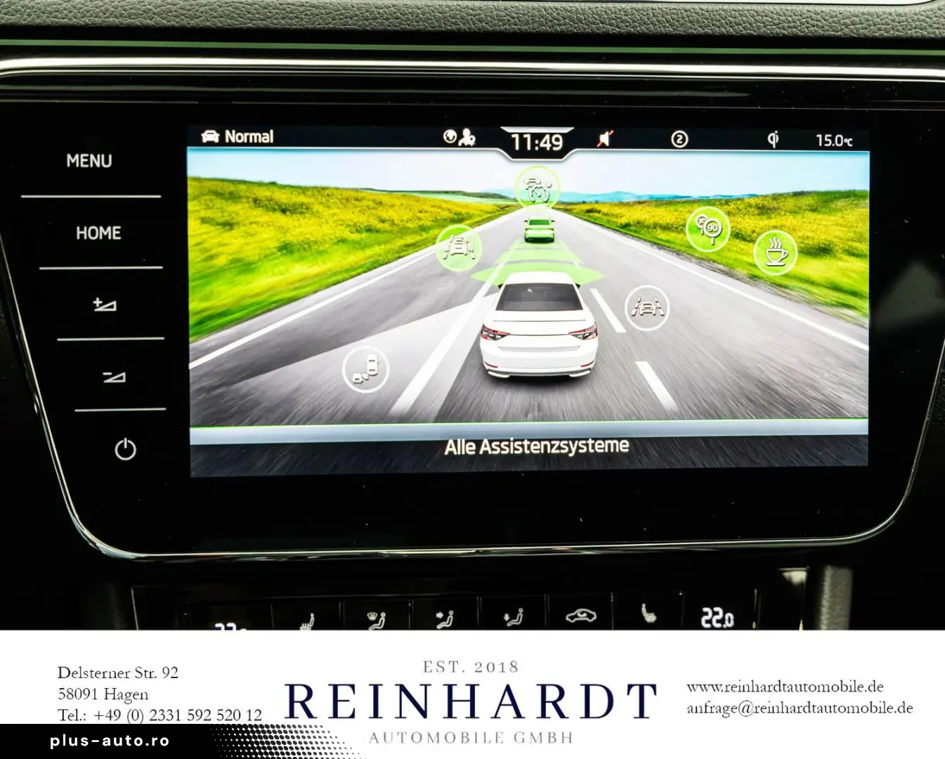 SKODA SUPERB LIMOUSINE 2.0TDi SPORTLINE 4x4 ACC PANO